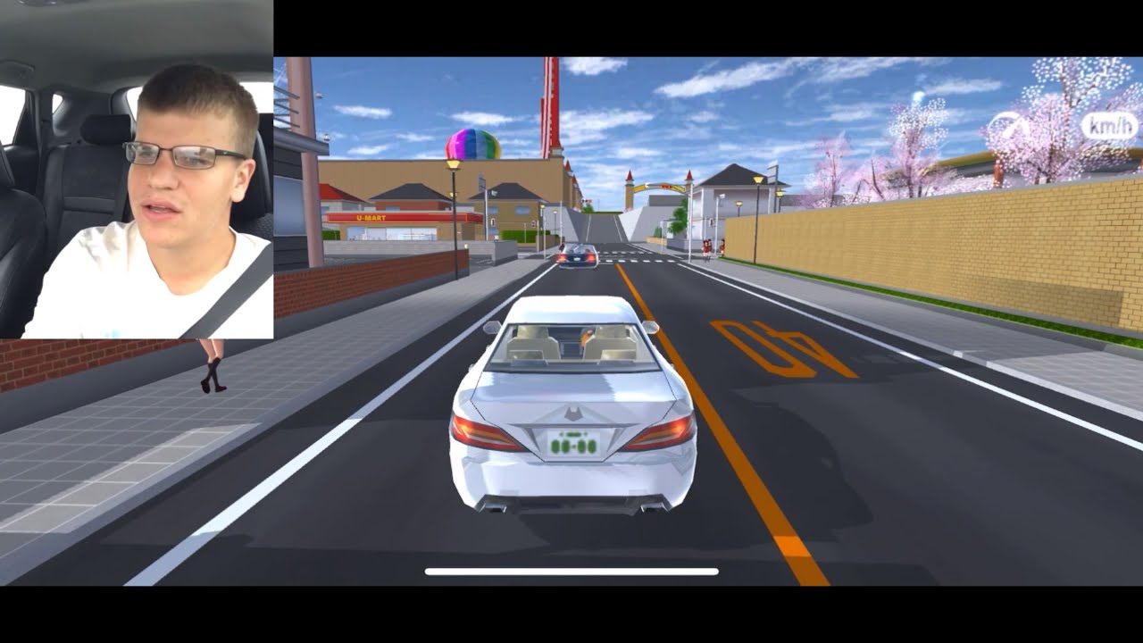 Singing Guy Car Crash Alphard & Crown Hybrid Crash || SAKURA School Simulator