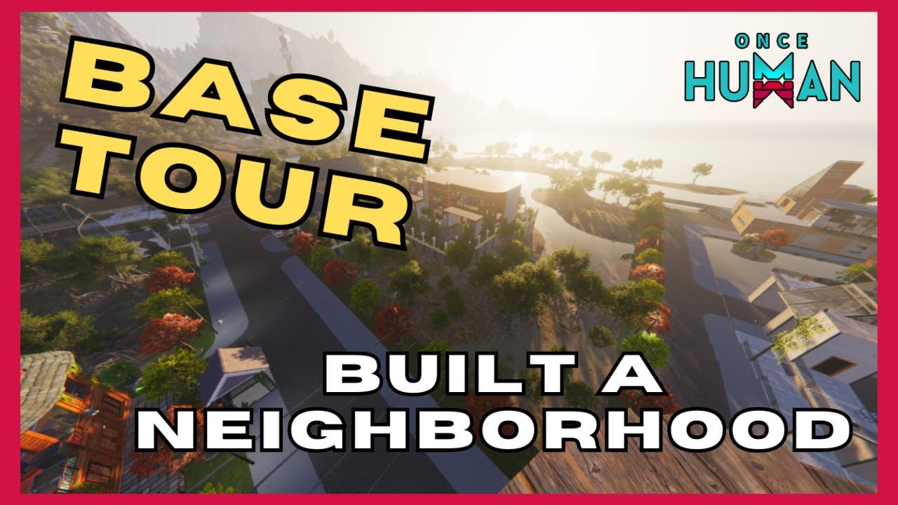 Ultimate Hive Base Tour | Exploring Our Once Human Neighborhood