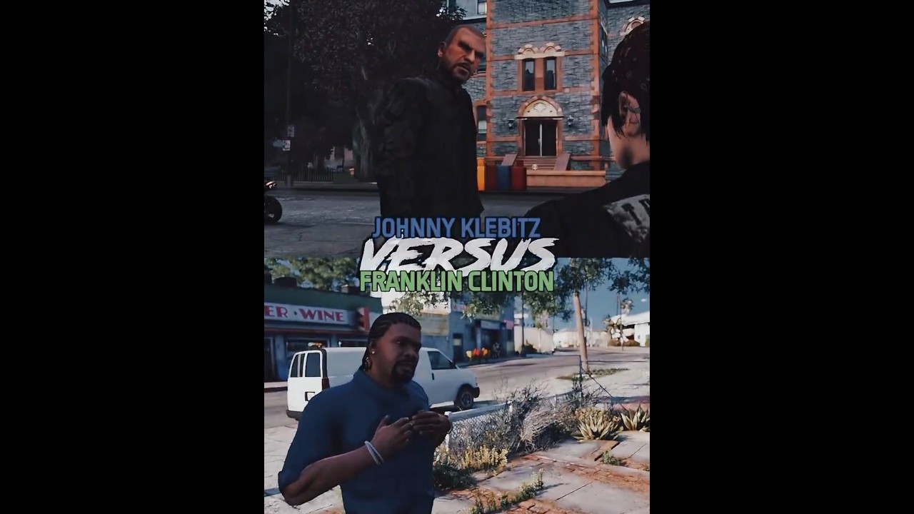 Johnny Klebitz vs Franklin Clinton | Bones | #shorts #edit #gta