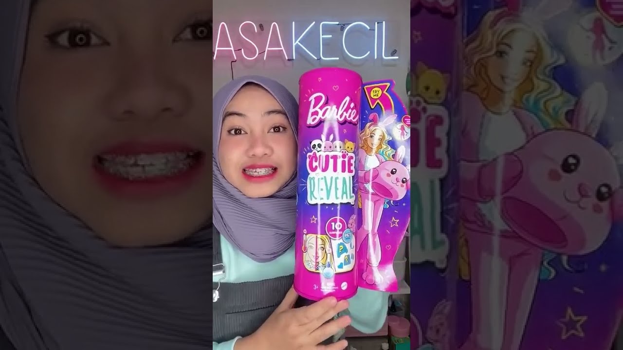 Unboxing Barbie Cutie Reveal 750ribu, Barbie Badut | Asakecil