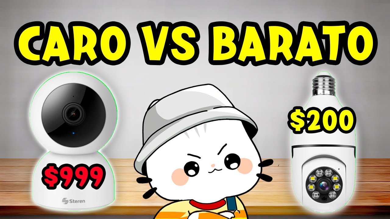 CÁMARA de Seguridad BARATA VS CARA