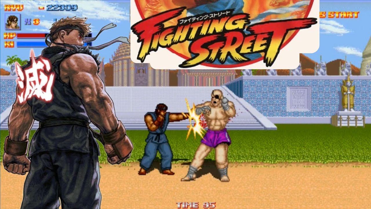 ✅Fighting Street - arcade mode -Evil Ryu (Street Fighter 1) [OpenBOR] openborgames