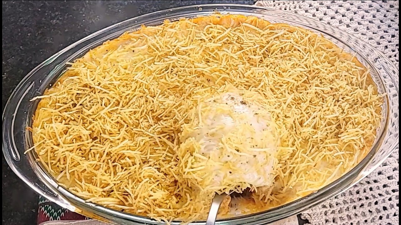 FRICASSÊ CREMOSO DE FRANGO - RECEITA RÁPIDA E FÁCIL
