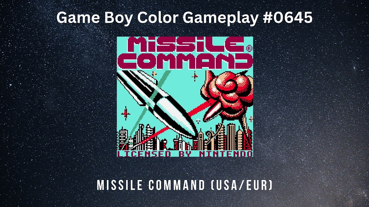 Missile Command (USA/EUR) (Game Boy Color / Gameplay #0645)