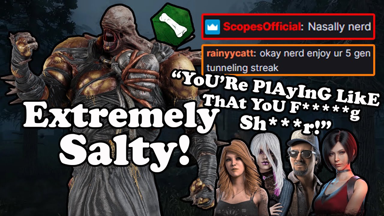 TOXIC And SALTY SWF Against My NEMESIS! Ft. Dual Pov | Dead By Daylight