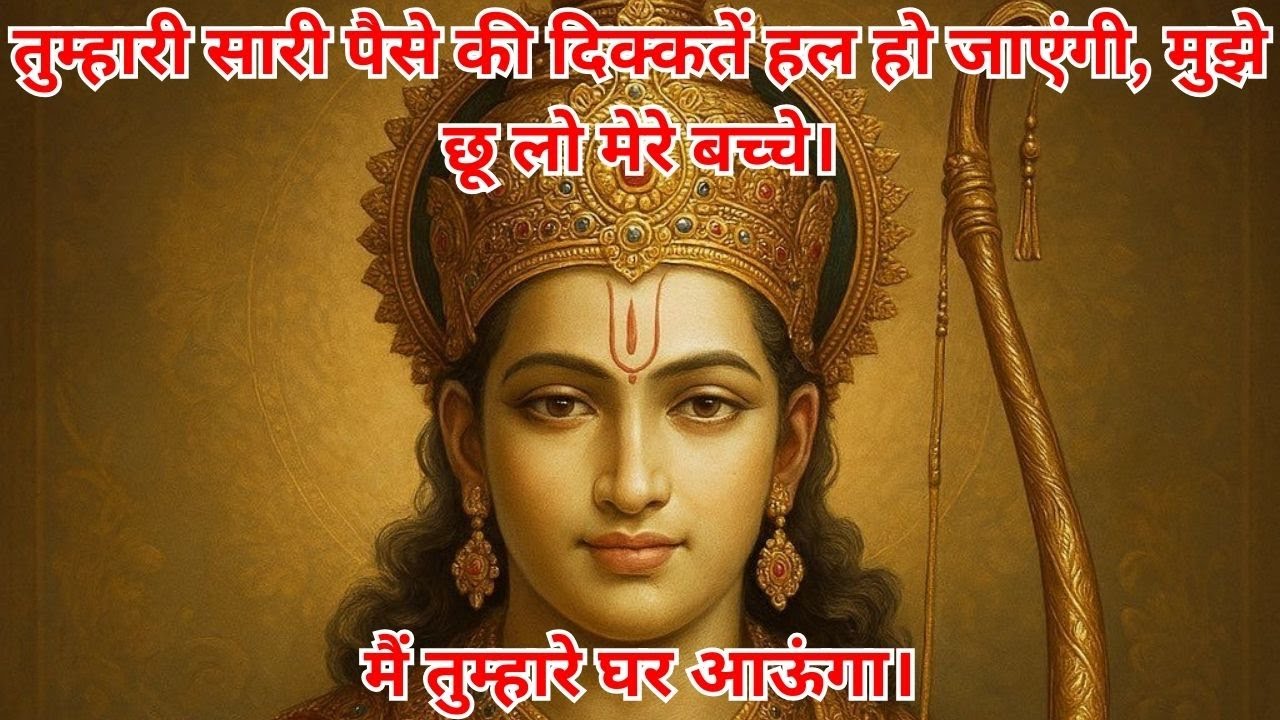 तुम्हारी सारी पैसे की दिक्कतें हल हो जाएंगी, मुझे छू लो मेरे बच्चे।#jai shree ram