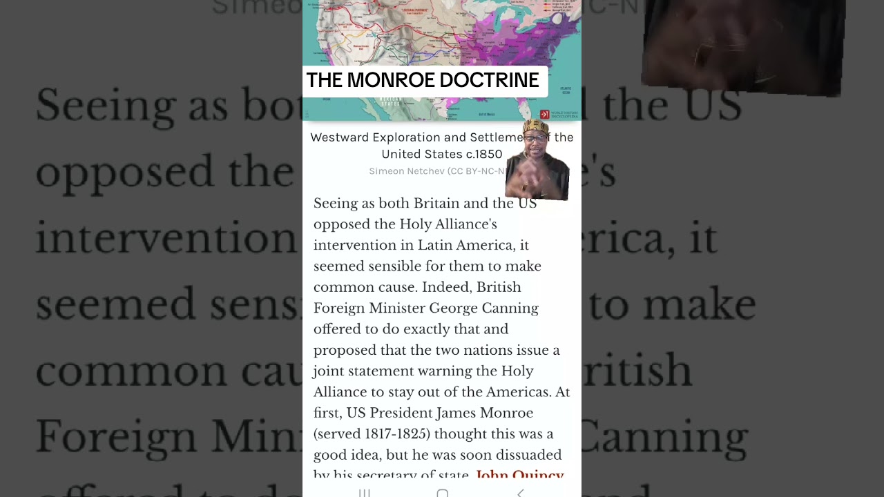 THE WRETCHED HISTORY OF THE MONROE DOCTRINE ##monroedoctrine#ushistory #latinamerica #neocolonialism