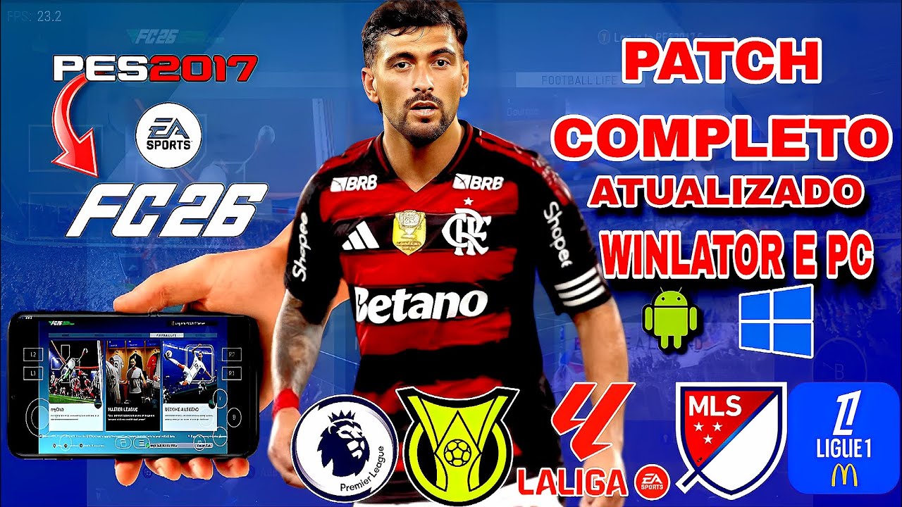 PES2017 PATCH 25 NO WINLATOR E PC ATUALIZADO 