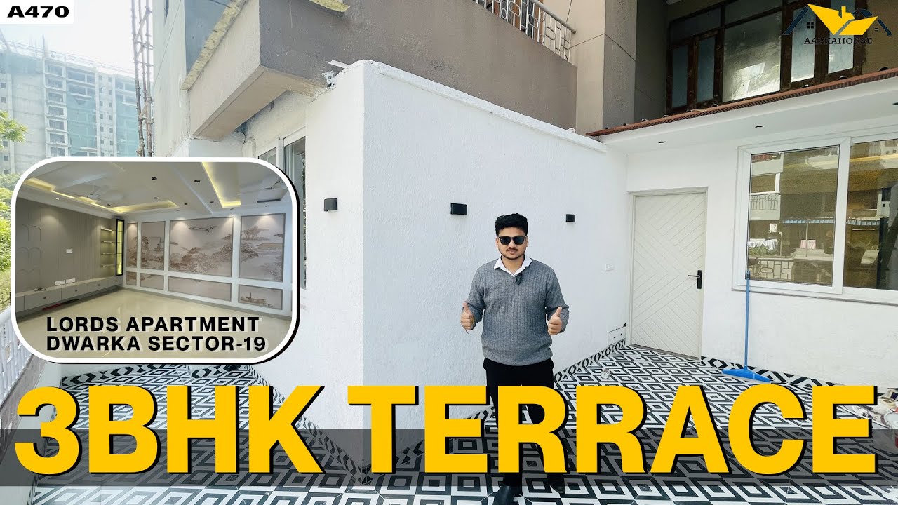 🔥 3BHK with Private Terrace | Dwarka Sector 19 ✅ Lords Apartment