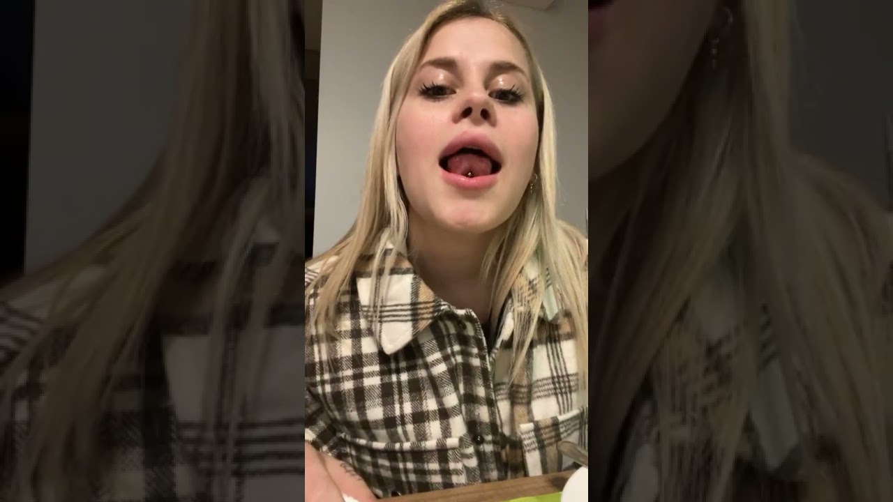 Gaia Bianchi non riesce a mangiare per colpa del piercing - Live 03/02/2022