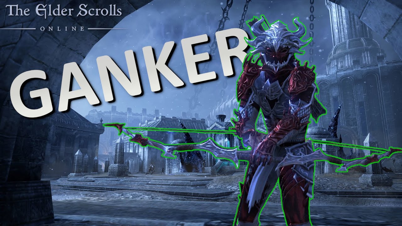 ESO PvP - Ganking in the Imperial City - Nightblade Bow Gank