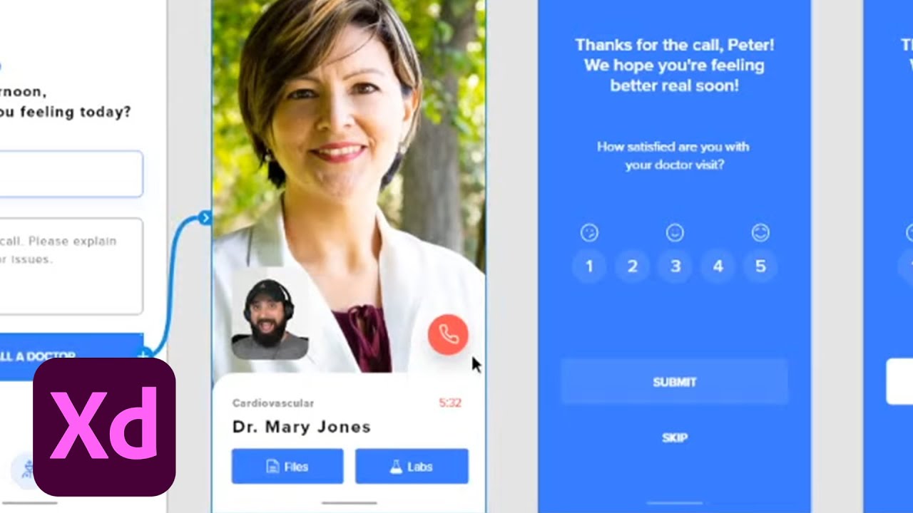XD Daily Creative Challenge - Virtual Healthcare | Adobe Creative Cloud