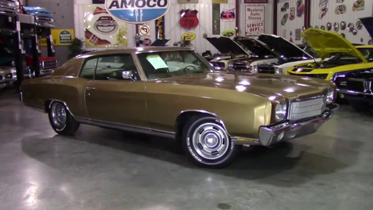 ***SOLD*** 1970 Monte Carlo, Gold, 350, Auto, PS, PB