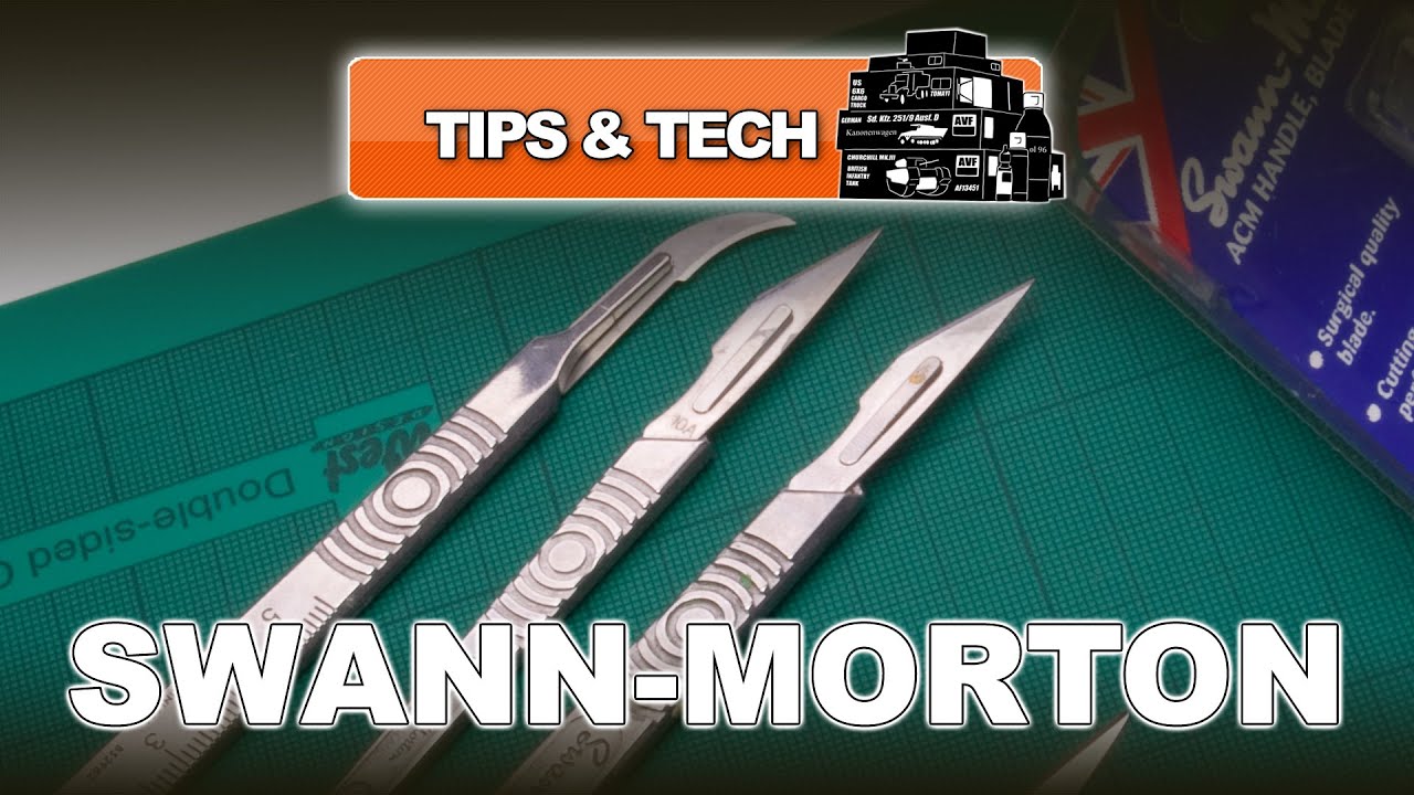 SWANN-MORTON HOBBY KNIVES & SCALPELS FOR SCALE MODELS
