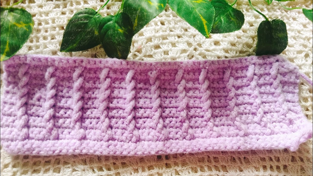 How to crochet pattern for Beginners 💯😍 Easy Crochet Stitches for blankets & bags ⚡|💜AL Crochet 💜