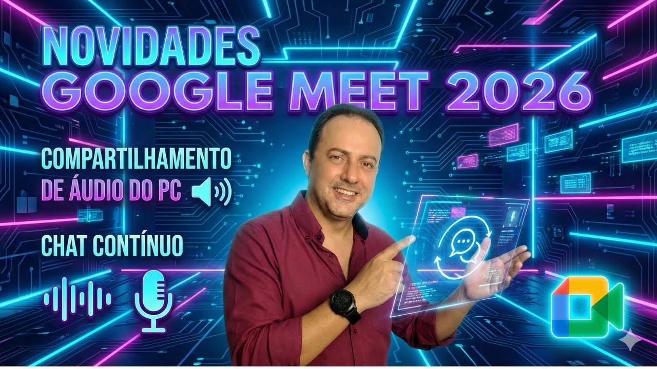 Google Meet, compartilhar audio agora de todas as formas + Chat contínuo