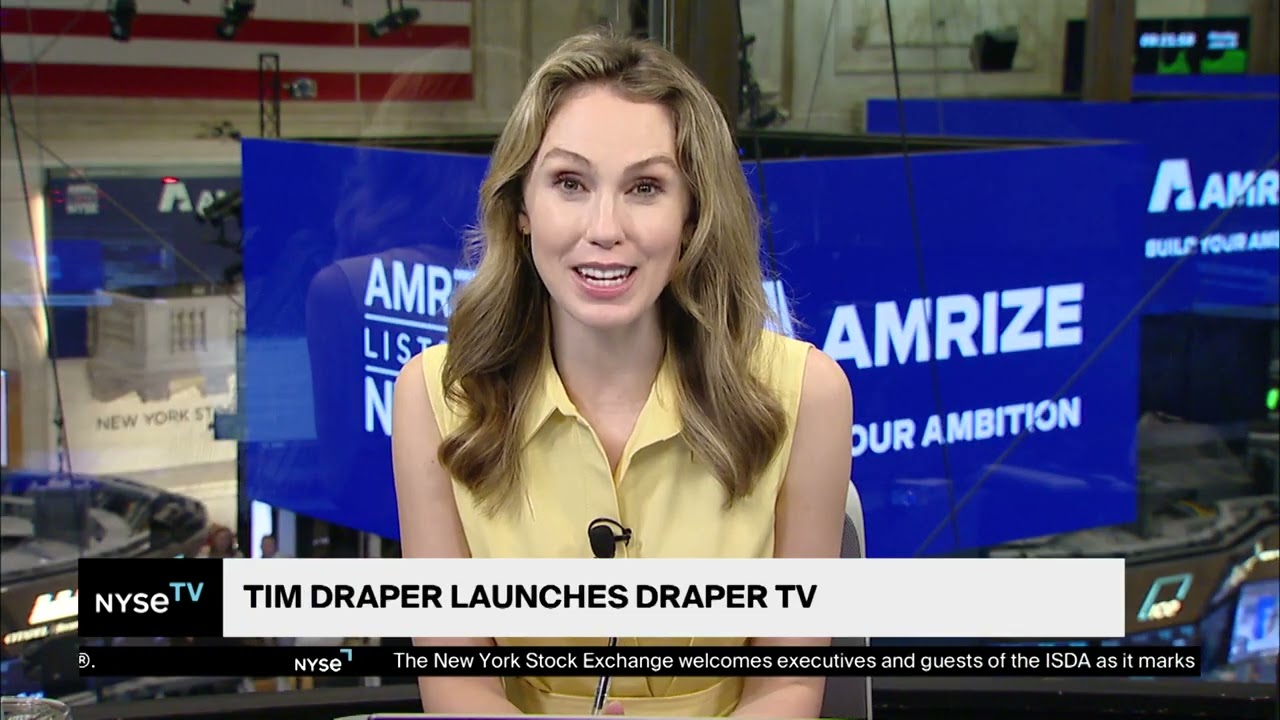 Tim Draper, Founder of Draper Associates + Draper University joins NYSE TV Live
