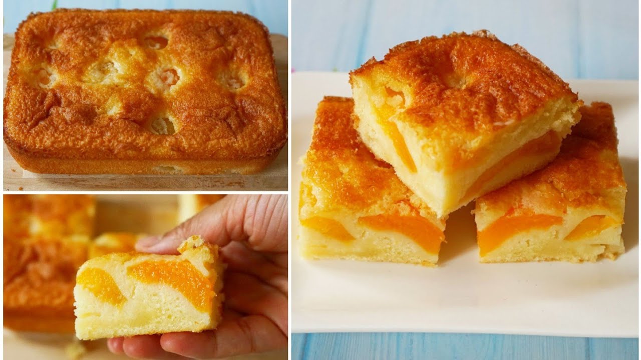 Apricot Cake Recipe | Fruits Cake Recipe | Aprikosen Kuchen Rezept