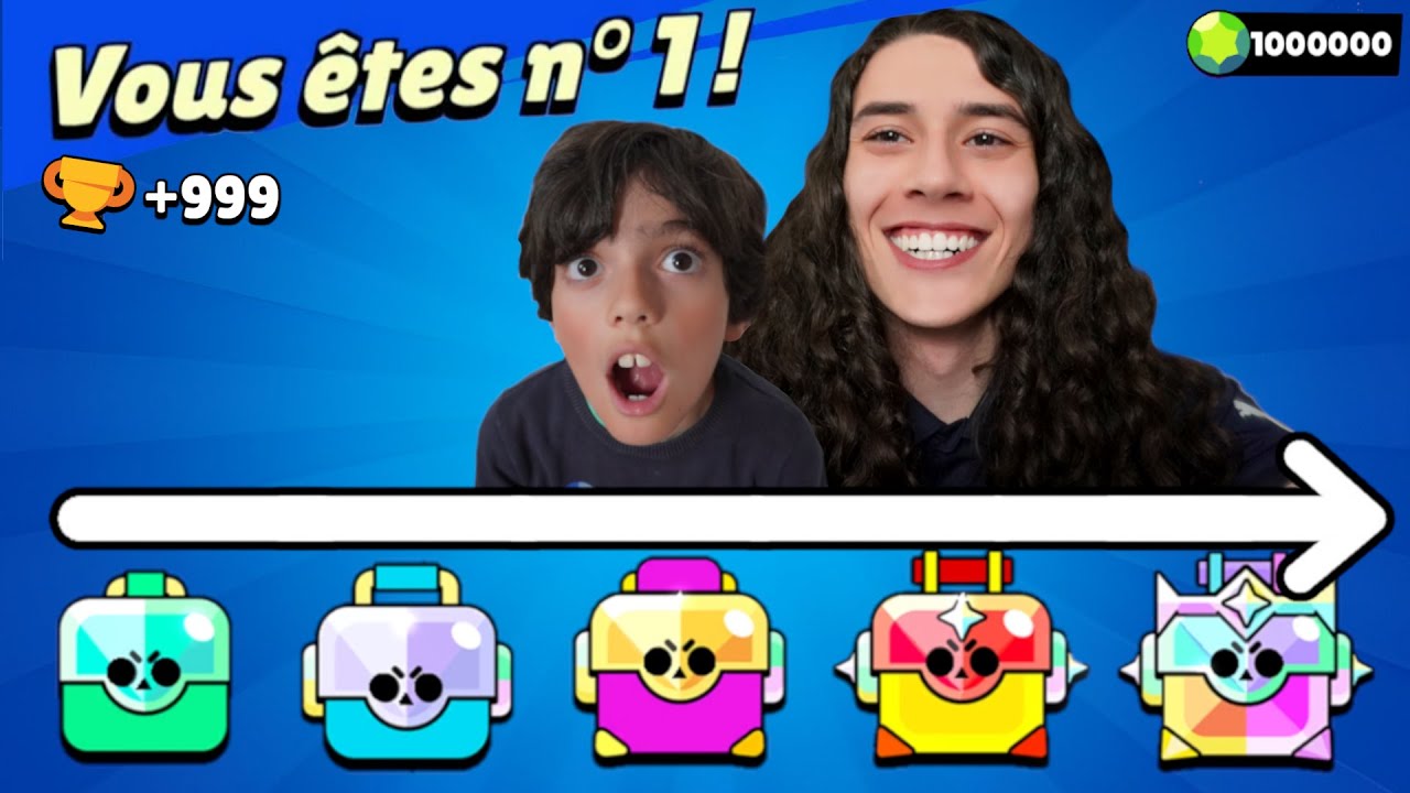 À CHAQUE TOP 1 MA MÉGA BOÎTE S'AMELIORE SUR BRAWL STARS !! 😱(c'était trop dur)