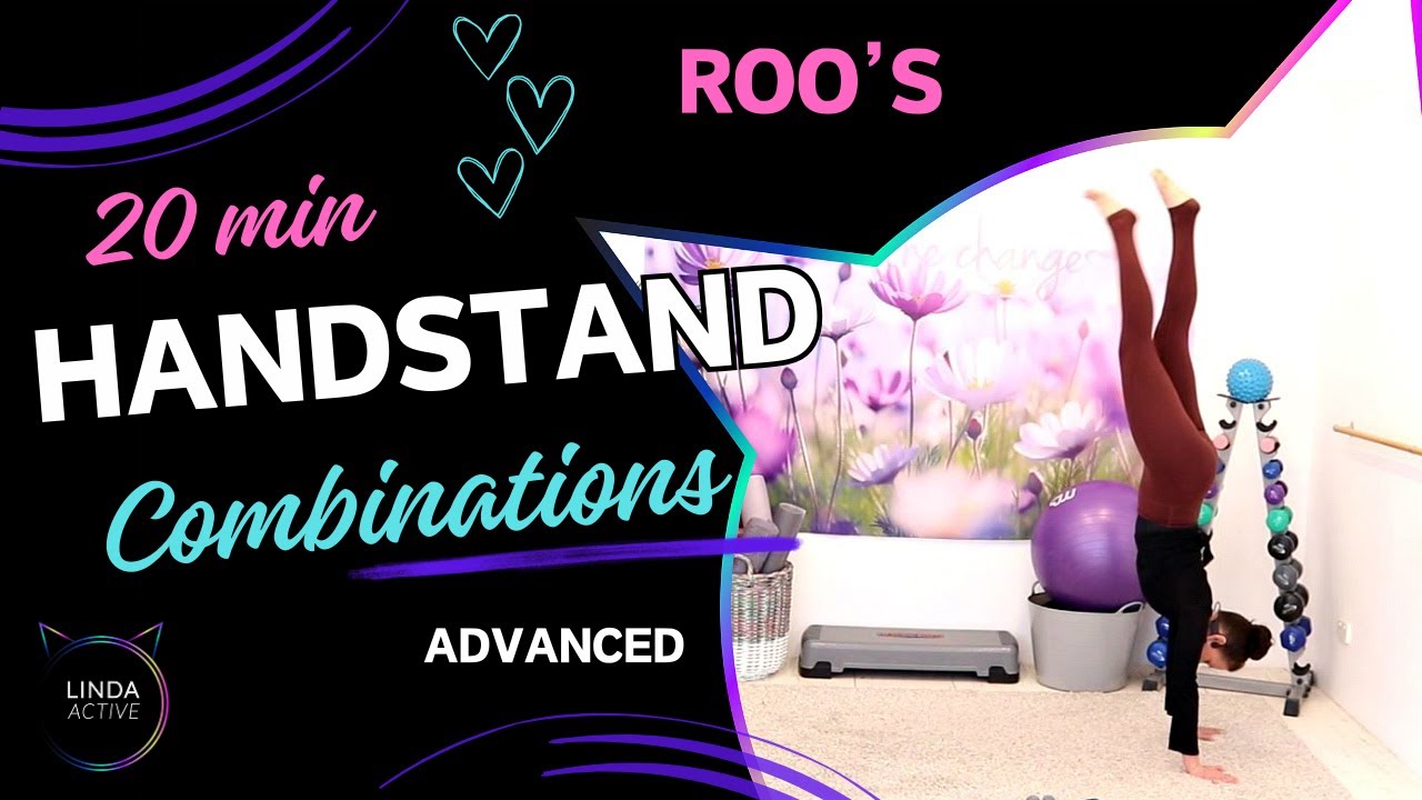 ROO'S WORKOUT //  20 MIN ADVANCED HANDSTAND COMBINATIONS // CRAZY FUNCTIONAL TRAINING WORKOUT!