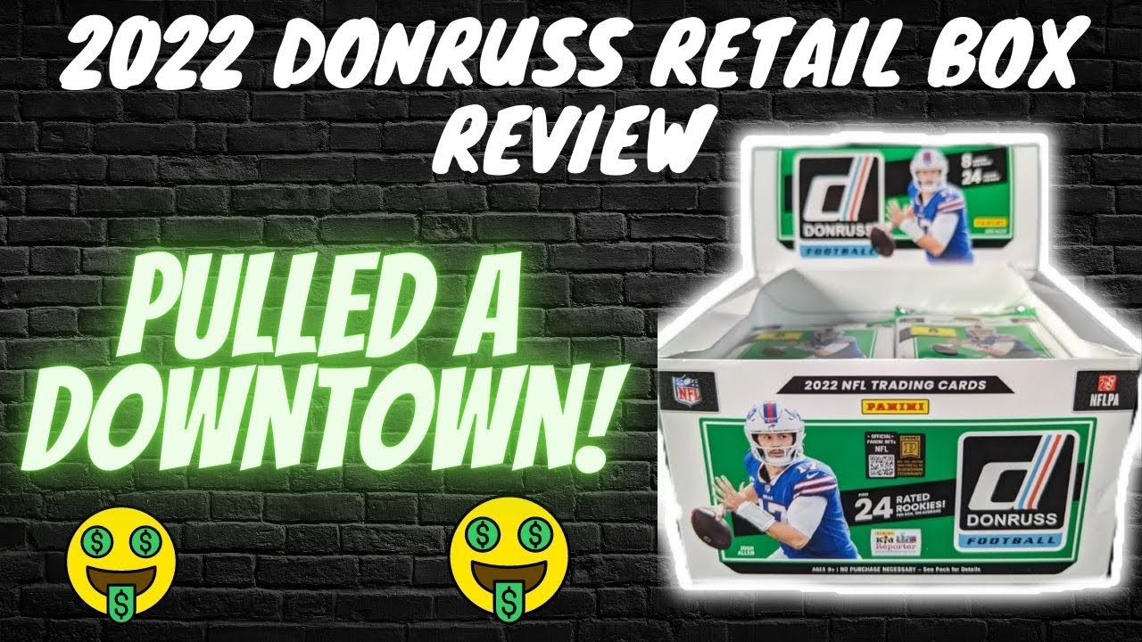 2022 Donruss Football Retail Box Review! We pulled a DOWNTOWN! 🔥