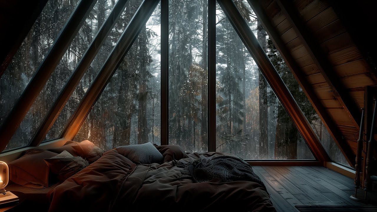 Rain Ambience for Stress Relief 🌲 Calm the Mind and Drift into Deep Sleep