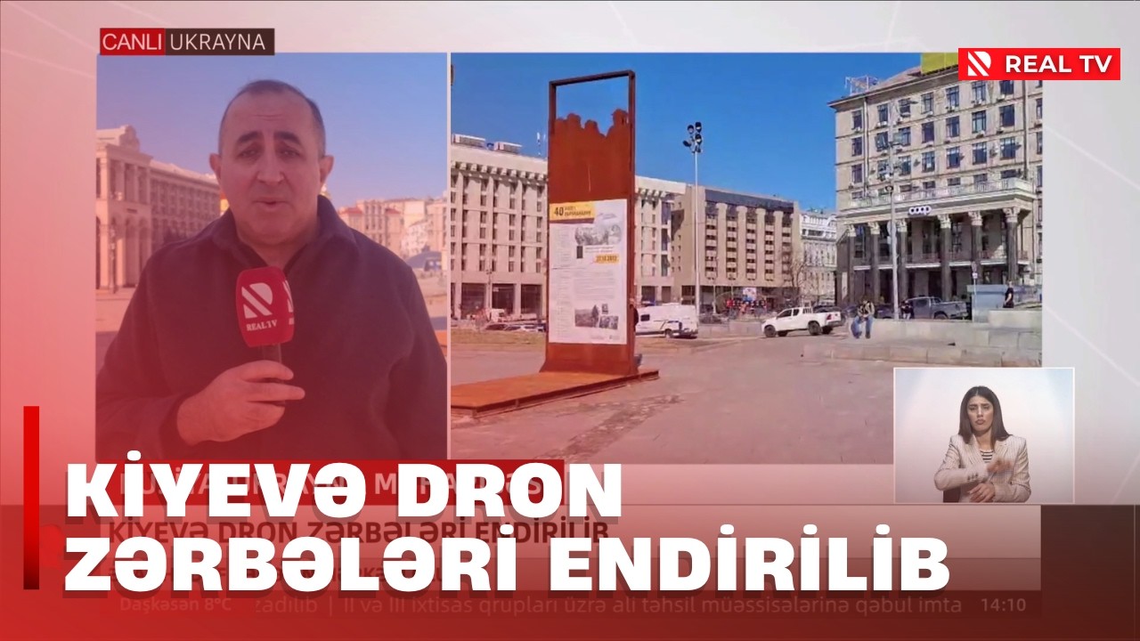 Kiyevə dron zərbələri endirilib / Əsas hədəf şəhərin mərkəzi olub