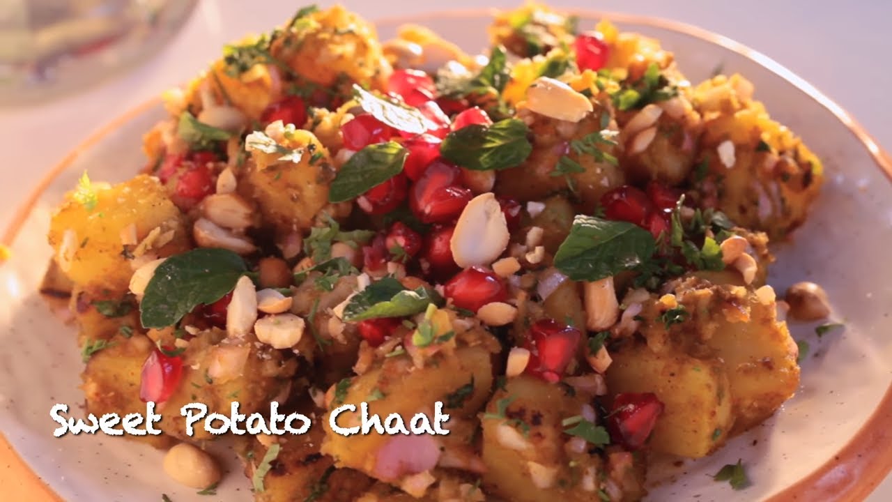How To Make Sweet Potato Chaat || Nandita Iyer || Saffron Trail