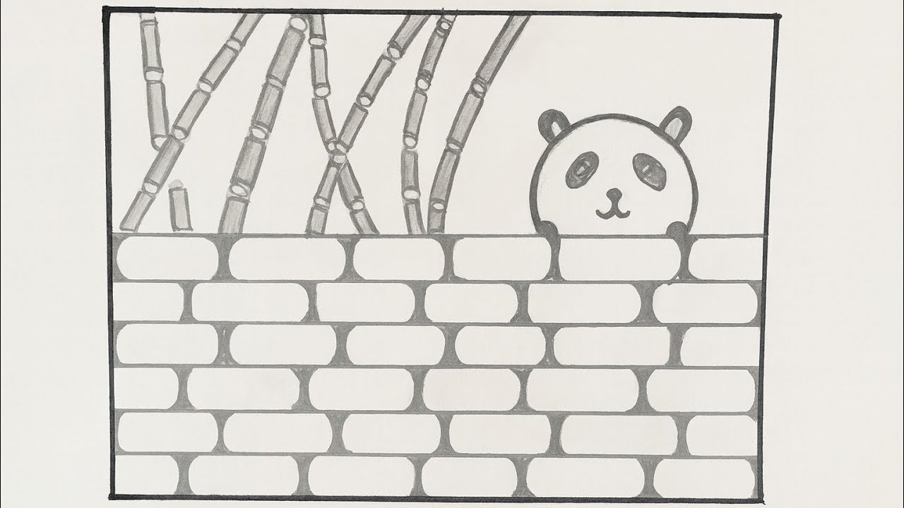 Cute Panda Drawing|Easy Panda Sketch for Beginners 🐼✏️