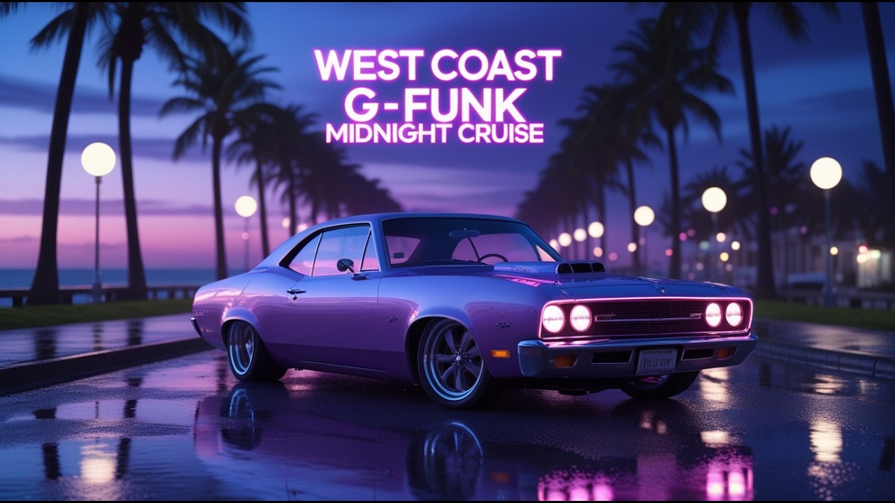 🌆 California Dream Cruise 🌴 G-Funk Slow Jams | Night Drive Chill Mix