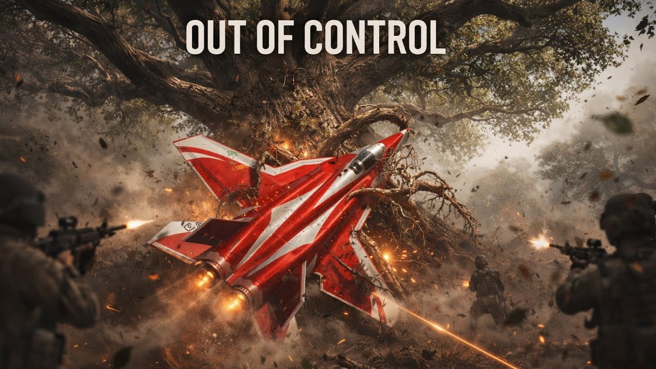 OUT OF CONTROL — Fighter Jet Crashes Into the Battlefield | PUBG MOBILE