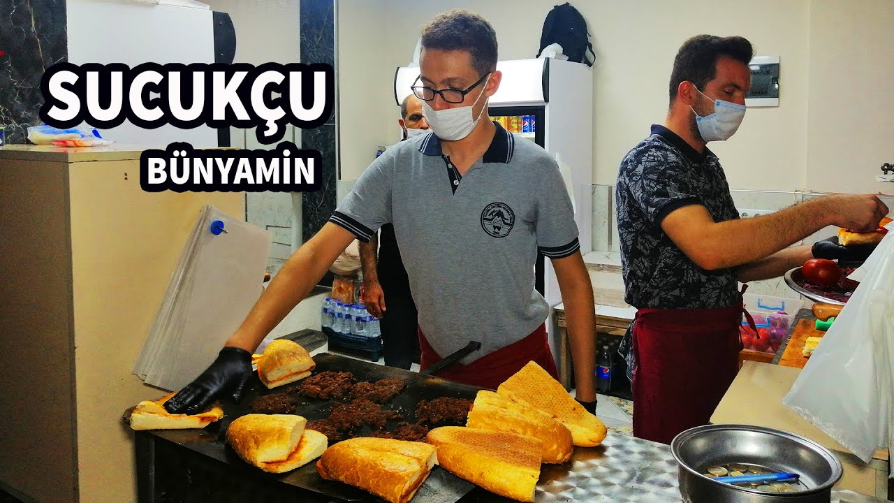 En Kral Sucuk Benimkidir!!! Sucukçu Bünyamin!!! Kadirli Sokak Lezzetleri