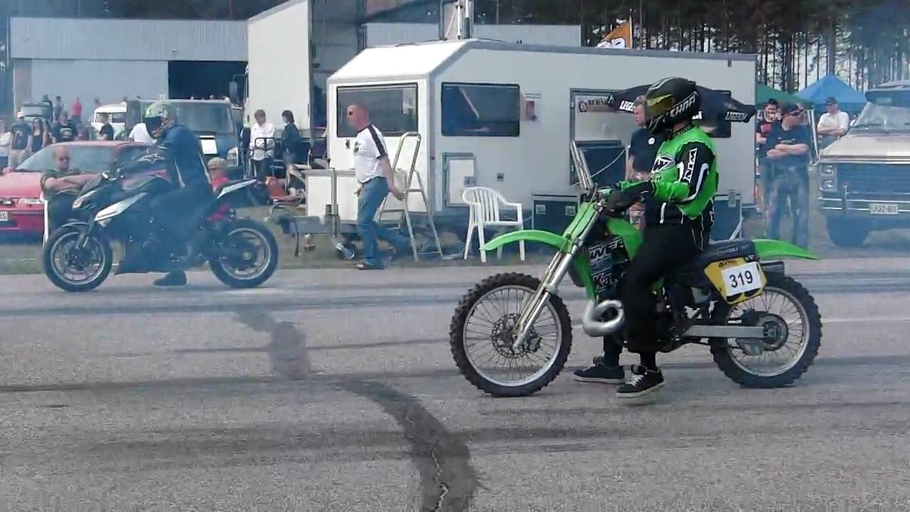 Drag racing Z1000, Hayabusa, KX500 @ VW Open 2010