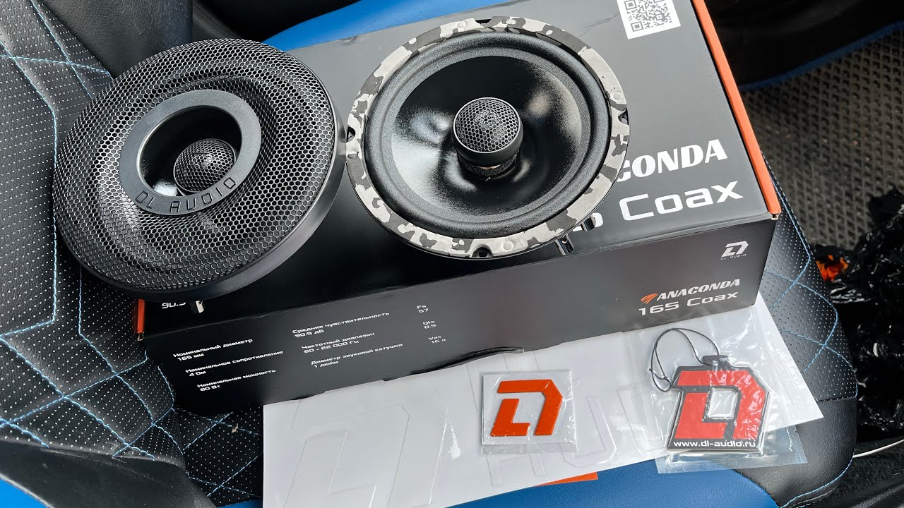 Замена штатных динамиков в Honda Fit на DL Audio 165 coax