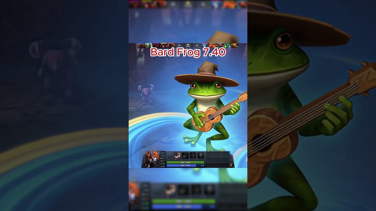 BARD FROG 7.40  #шортс #dota2 #дота2 #дотка #patch #7.40