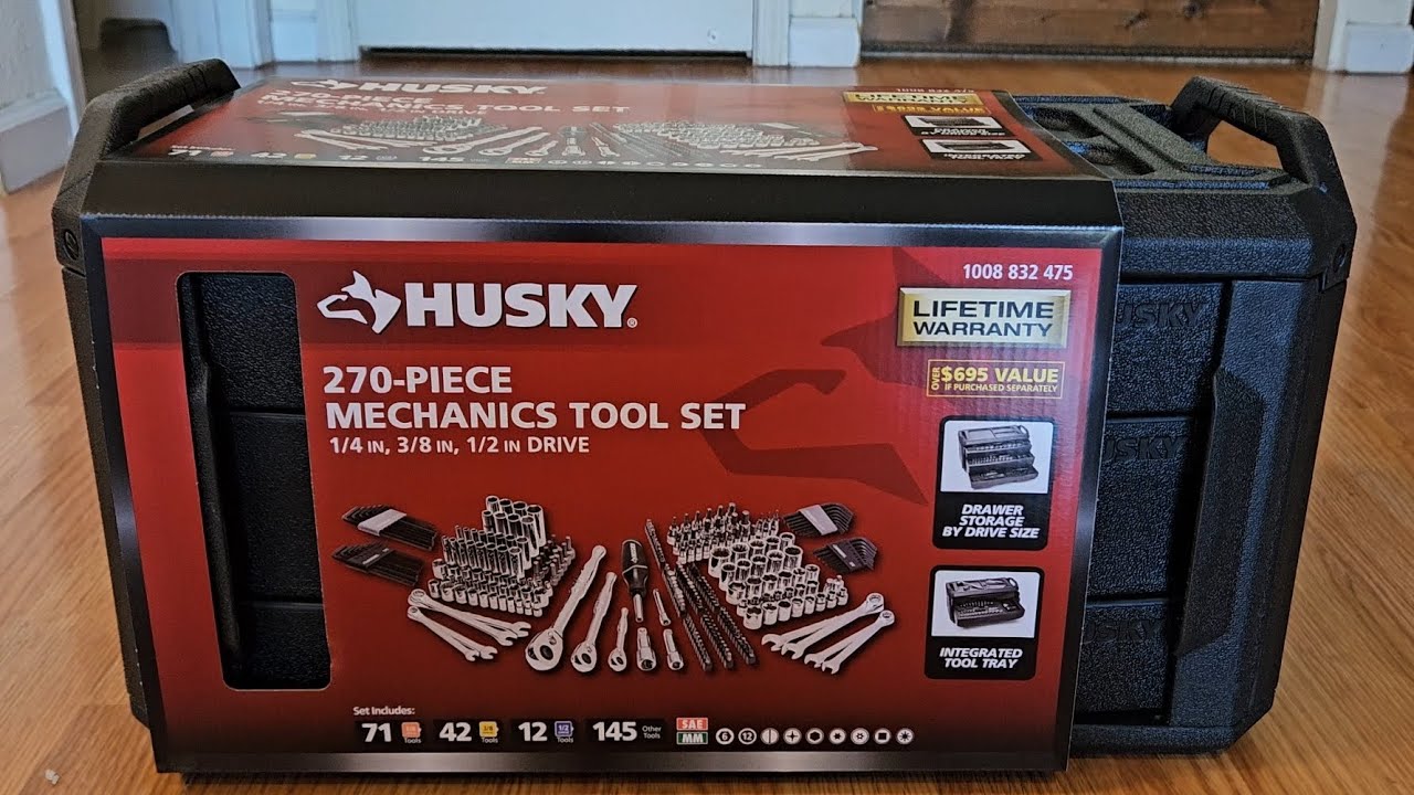 Husky 270-Piece Mechanics Tool Set review