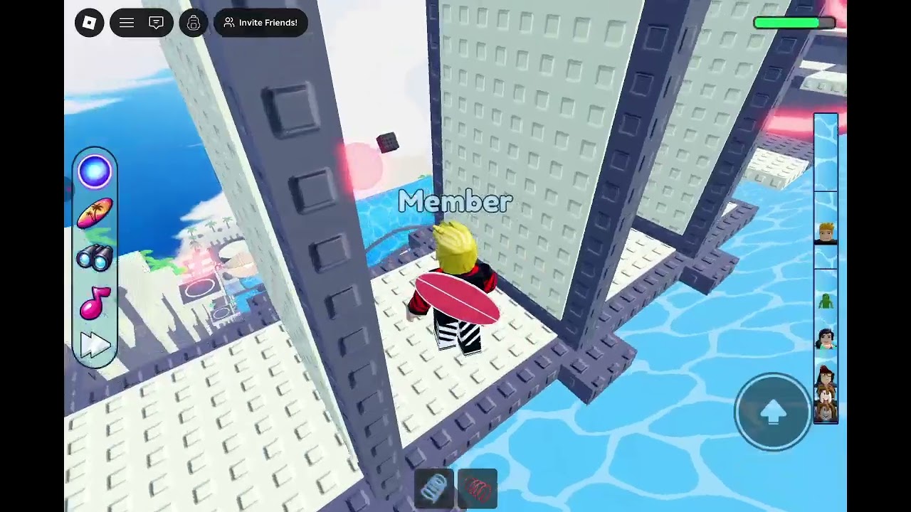 Fac surf pe Roblox