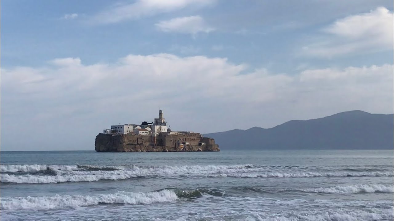 شاطئ الصفيحة + جزيرة النكور الحسيمة /المغرب