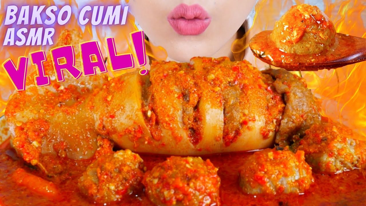 ASMR BAKSO CUMI JUMBO KUAH RAWIT VIRAL! | PEDESNYA AMPUN BANG JAGO😭😹 | ASMR INDONESIA
