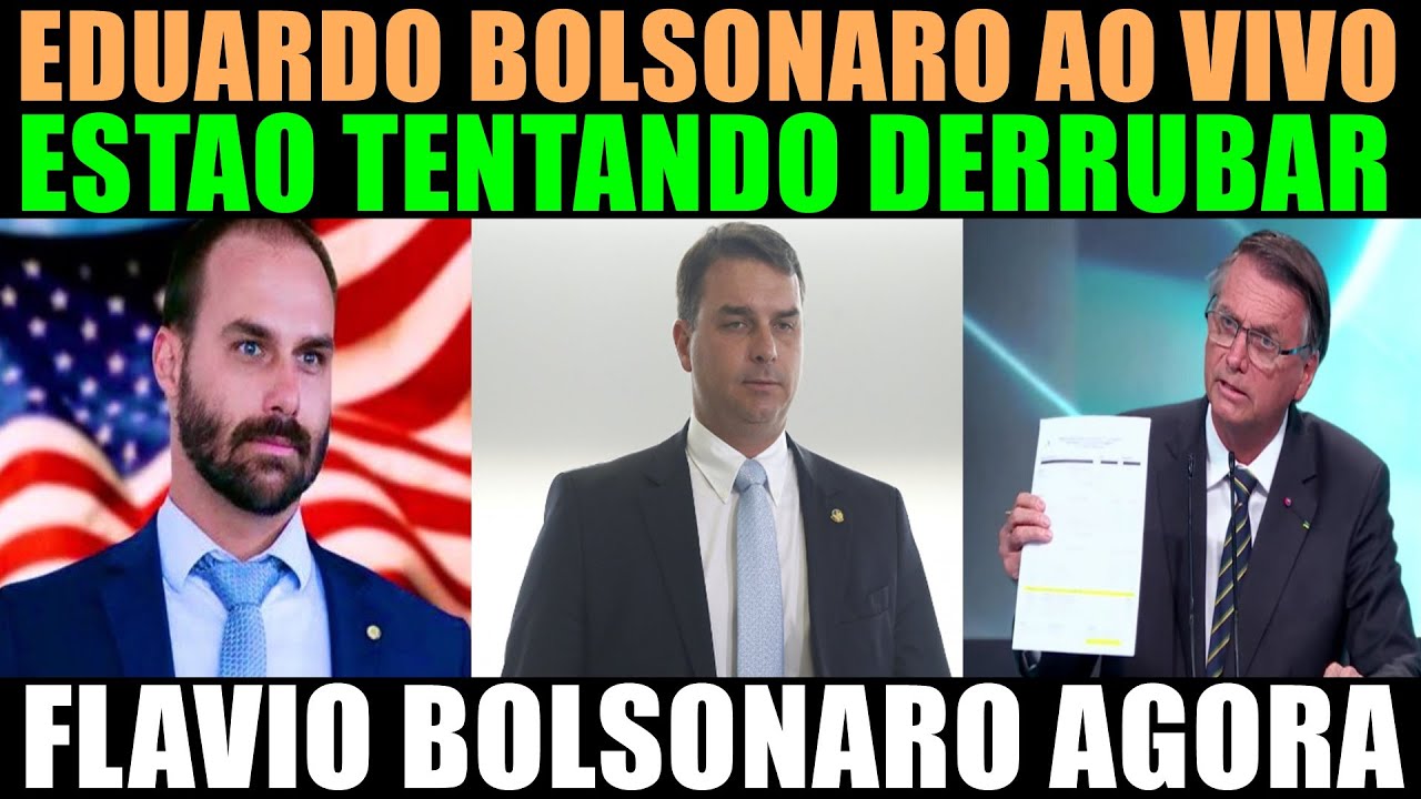 ESTÃO TENTANDO DERRUBAR FLÁVIO BOLSONARO
