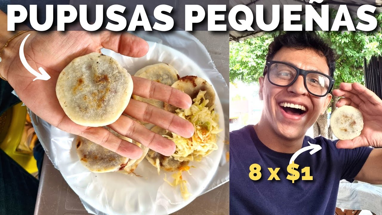 Las PUPUSAS MAS PEQUEÑAS de EL SALVADOR | HeyObi
