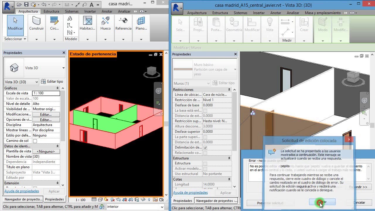 REVIT. Подпроекты.
