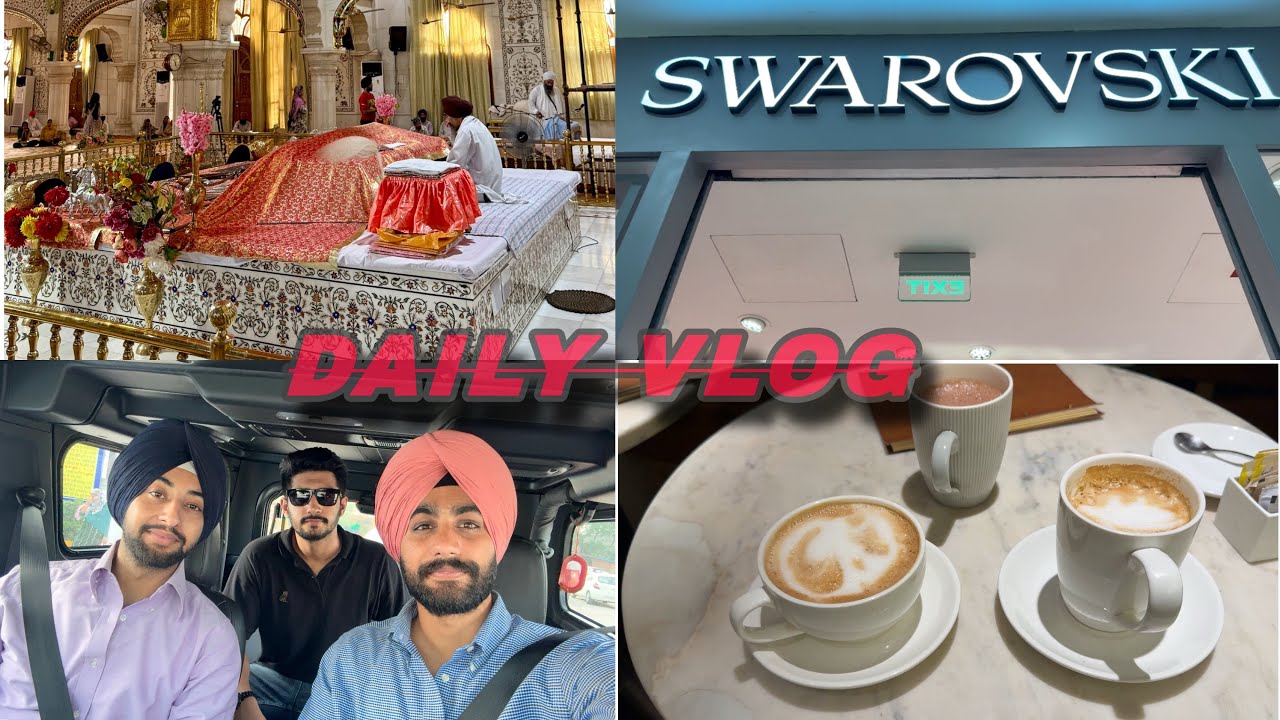 SWAROVSKI SHOPPING FOR MOM | CYCLING AT PANJAB UNIVERSITY | SOHANA SAHIB | MOZIMO COFFEE | PB STORE.