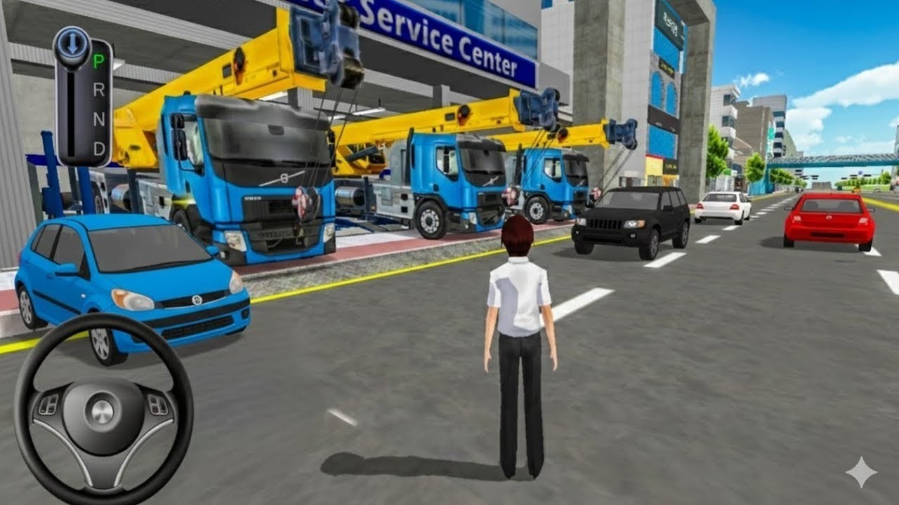 All New JCB Kiran Parking The Auto Reparing Shop Driving Class Game-3D Simulator Gameplay#automobile