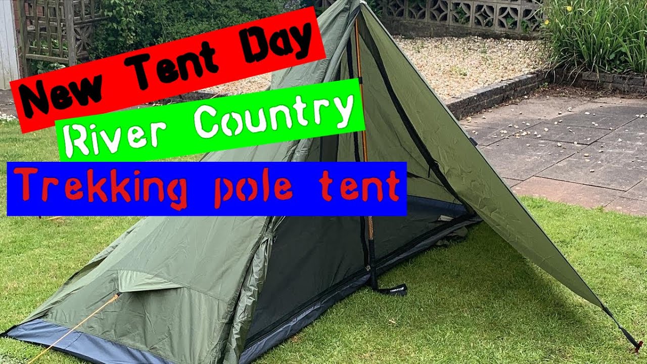 Revealing and first pitch of the River Country Trekker Tent.