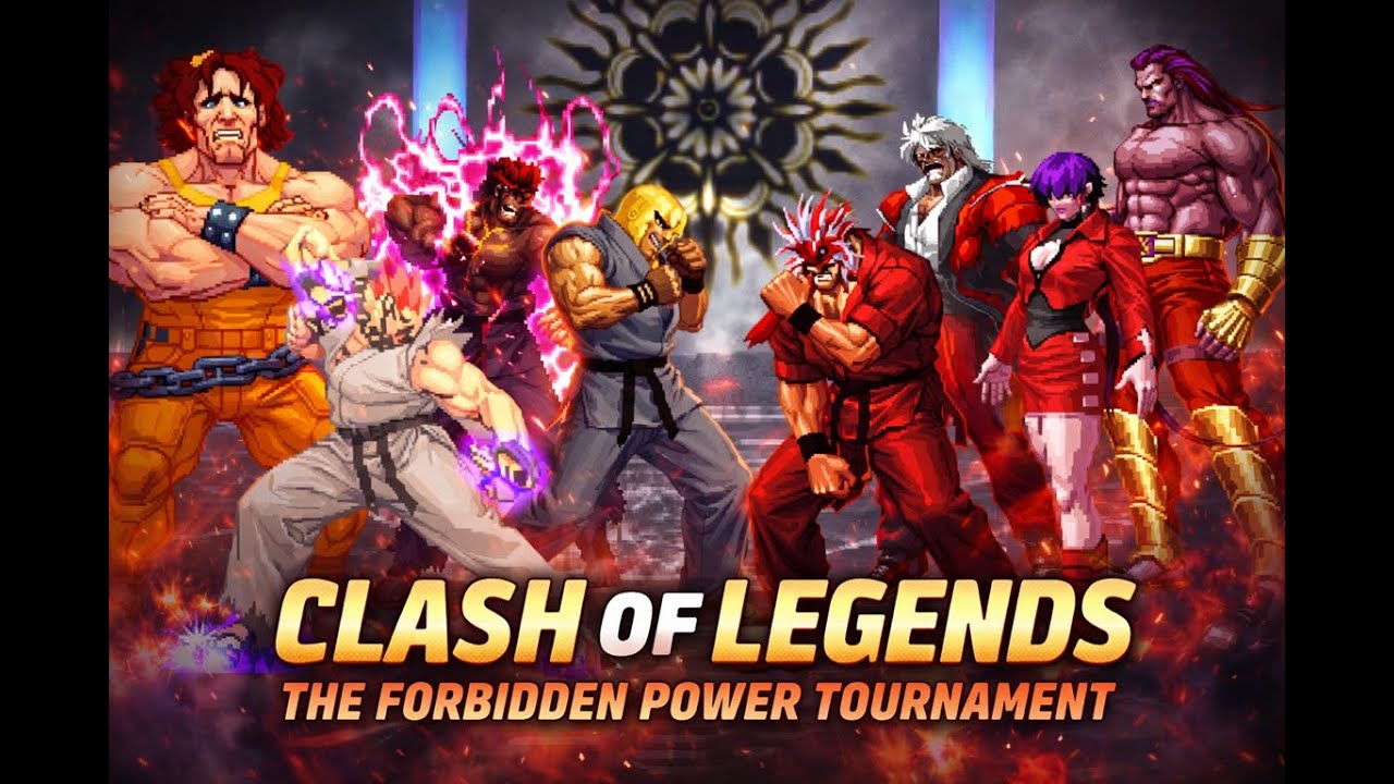 [KOF Mugen] Ken, Evil Ryu, Akuma-G, Bomber Hugo vs Orochi Shermie, Rugal-G, N-Krauser, Master Karate