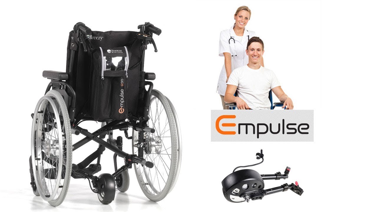 Sunrise Medical R20 Schiebehilfe, sehr leichte Rollstuhlschiebehilfe, einzigartige Faltfunktion(#49)