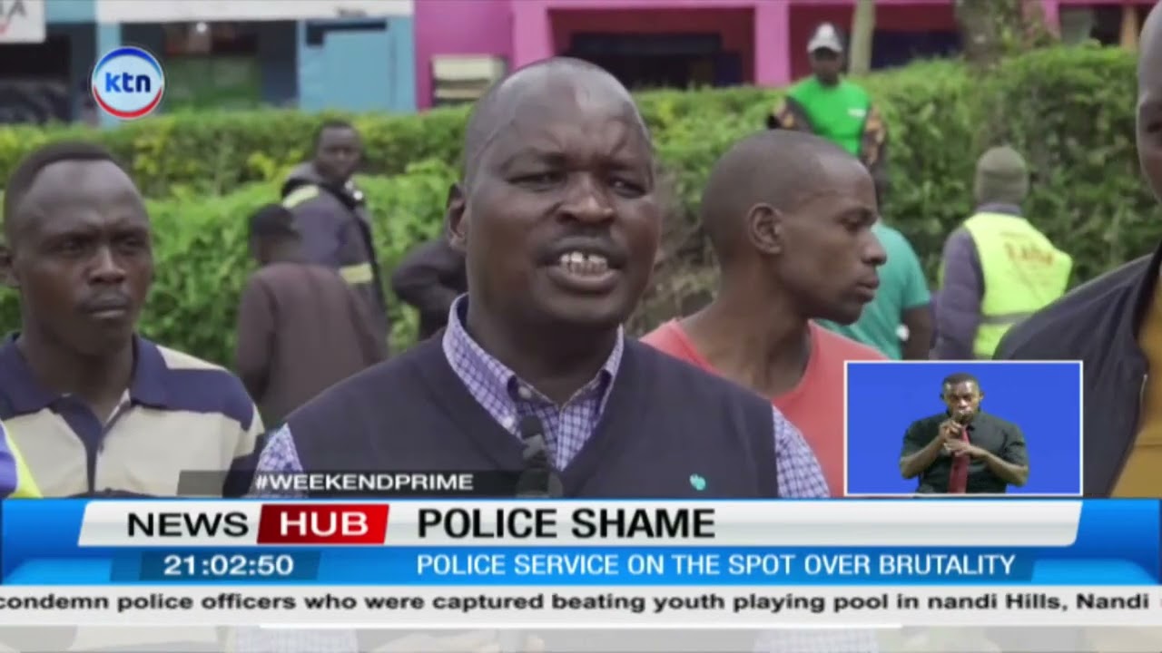Outrage as police caught on CCTV beating young men playing pool in Nandi Hills