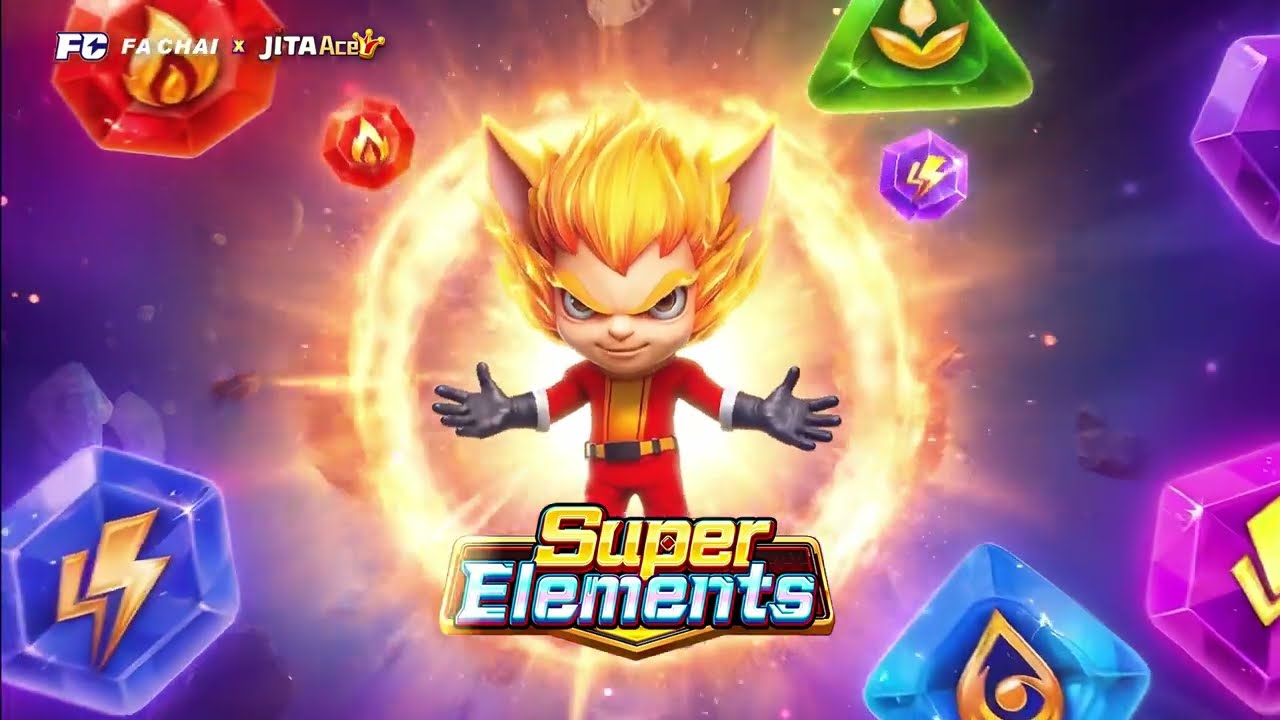 SUPER ELEMENTS: Sparkling Treasures with Cascading Wins & Expanding Wilds | FA CHAI Gaming