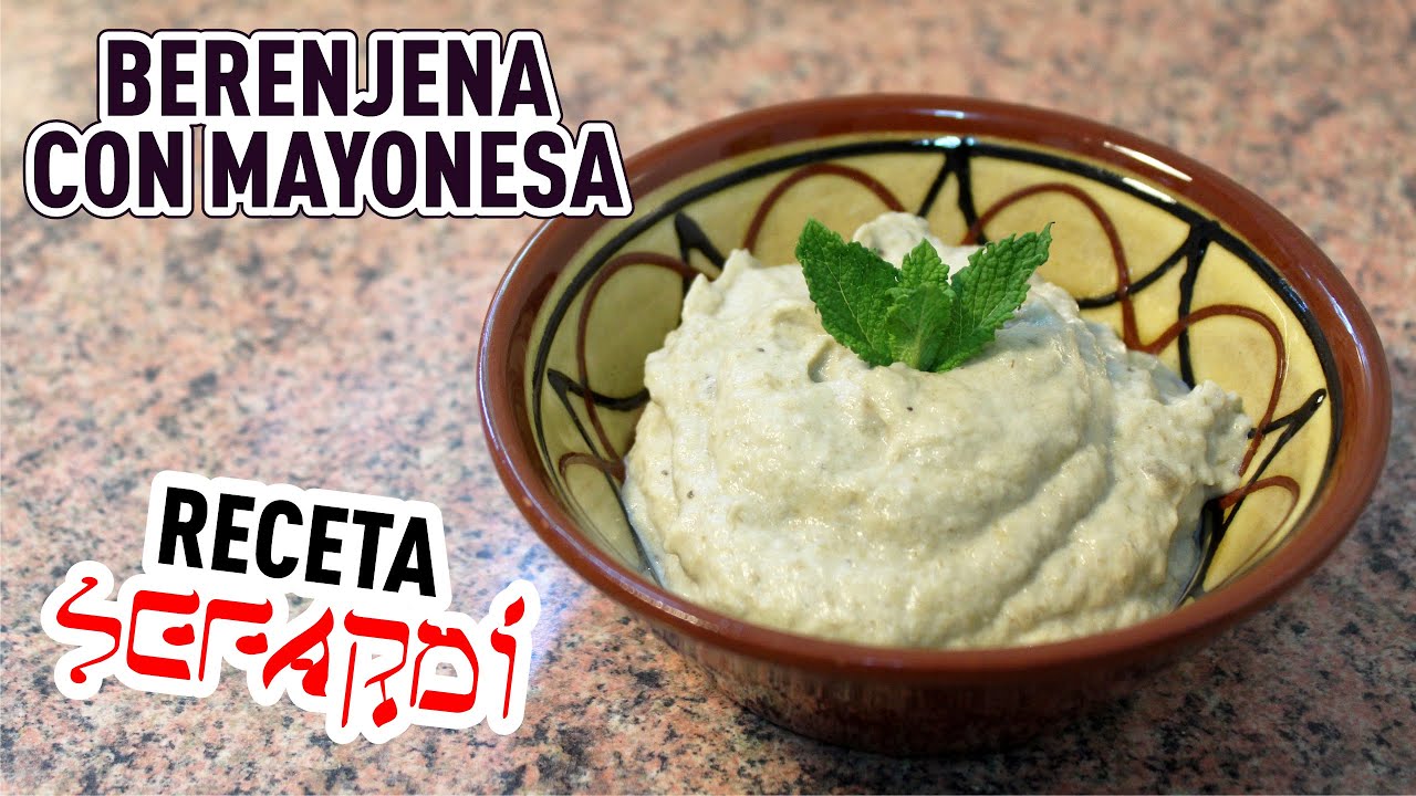 Ensalada de BERENJENA con MAYONESA 🍆 Receta sefardí, muy rica y fácil ✅